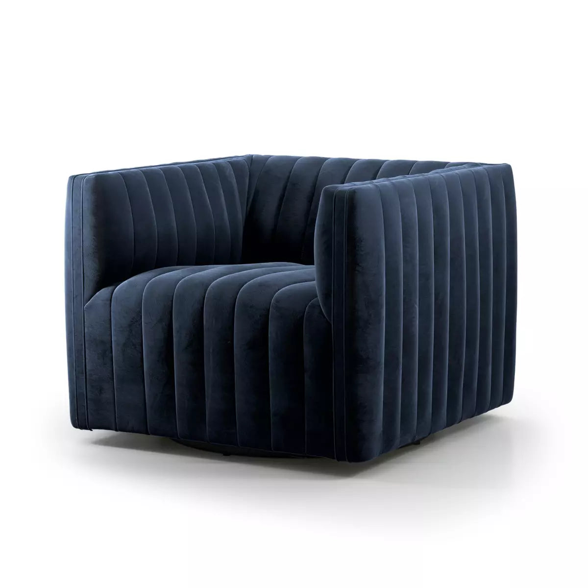 AUGUST SWIVEL CHAIR IN NAVY BLUE