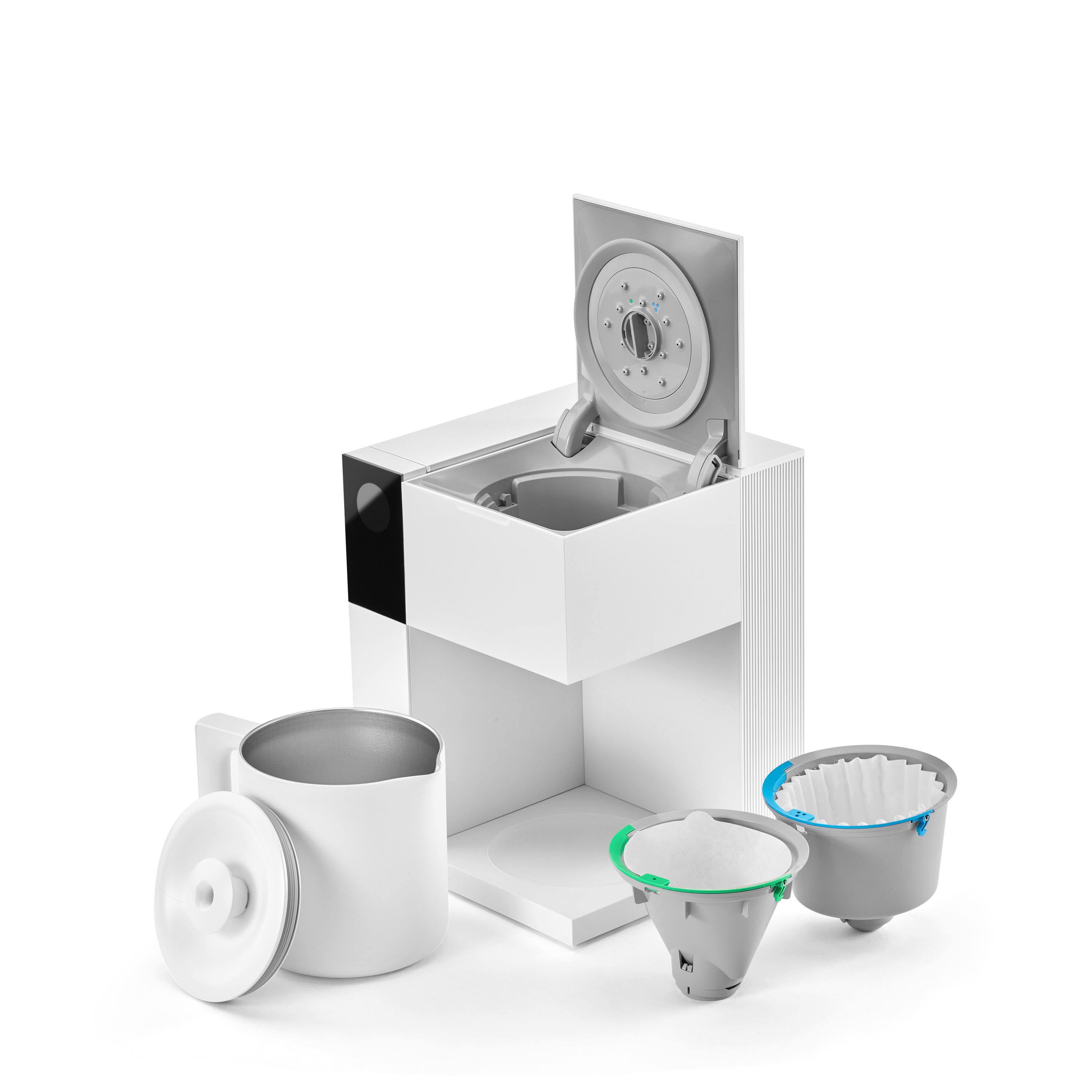 Aiden Precision Pour Over Coffee Maker in Matte White by Fellow