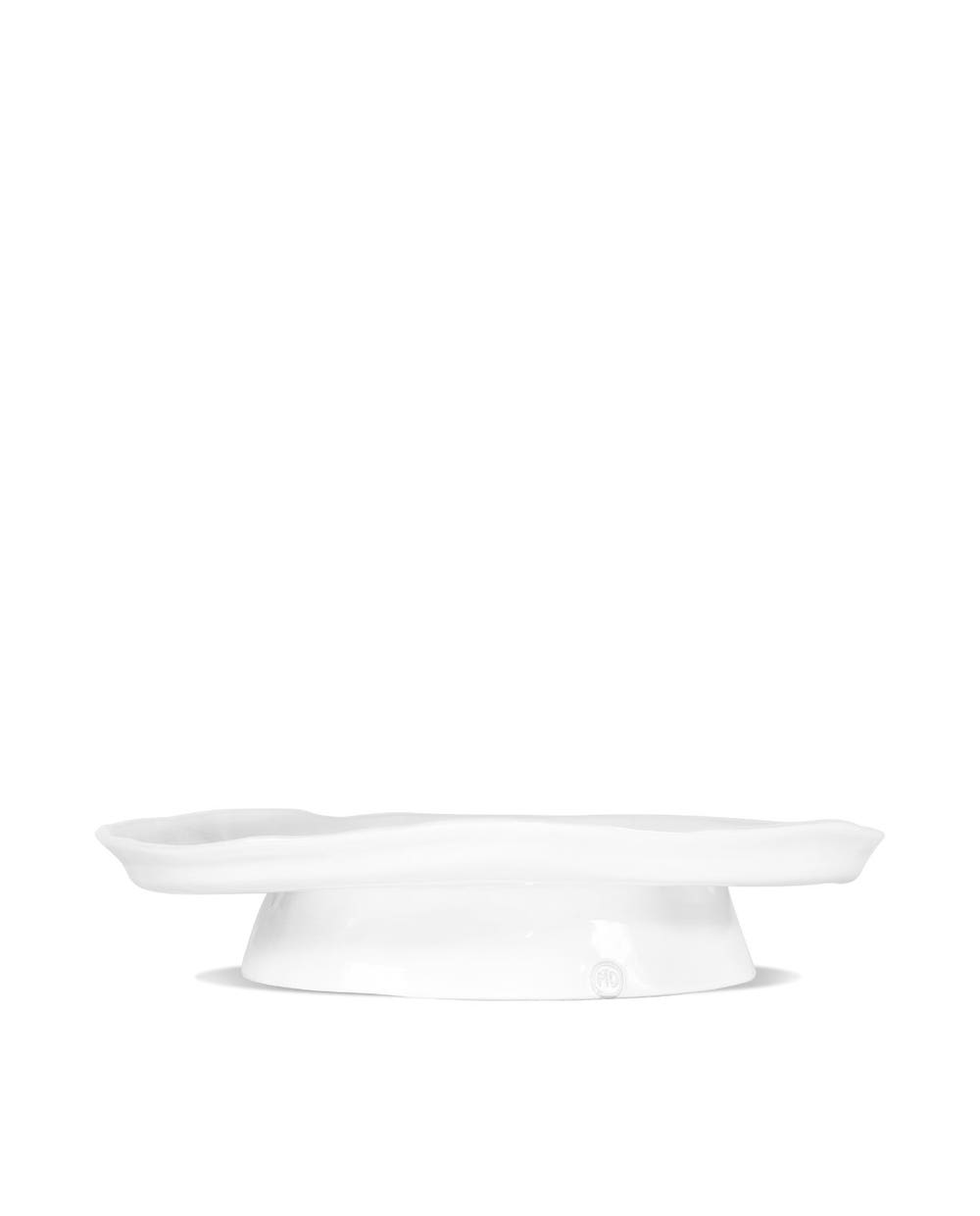 Ceramic White Cake Stand By Montes Doggett