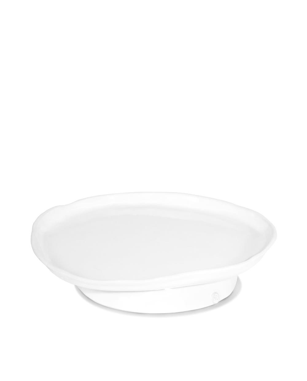 Ceramic White Cake Stand By Montes Doggett