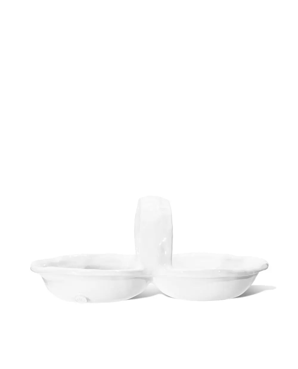 White Ceramic Appetizer Bowl by Montes Doggett