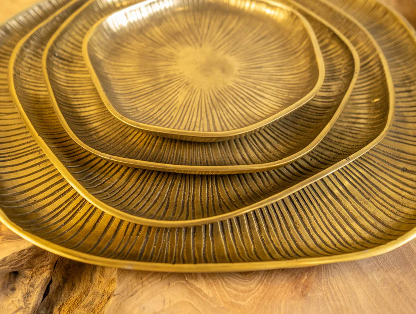 Bowl & Frame: Gold Decorative Small Plate 9.5"