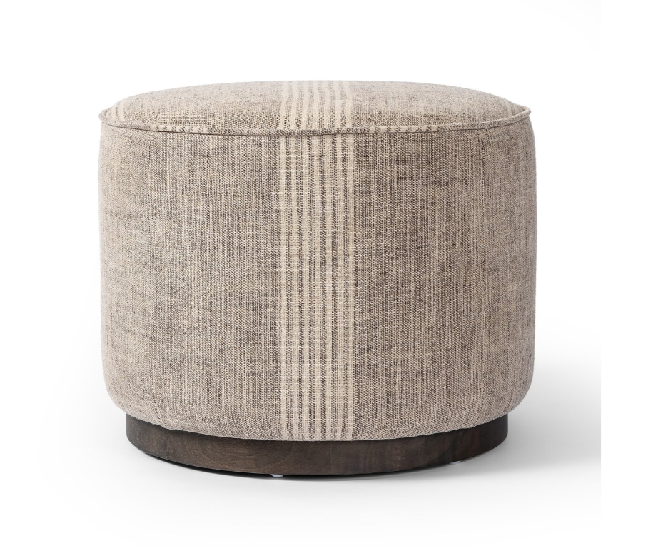 CLAIR ROUND OTTOMAN