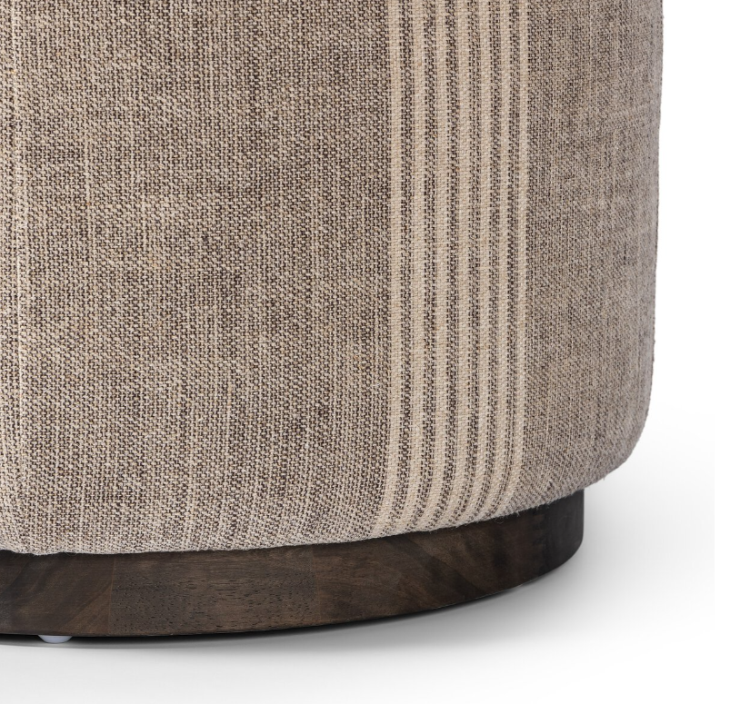 CLAIR ROUND OTTOMAN