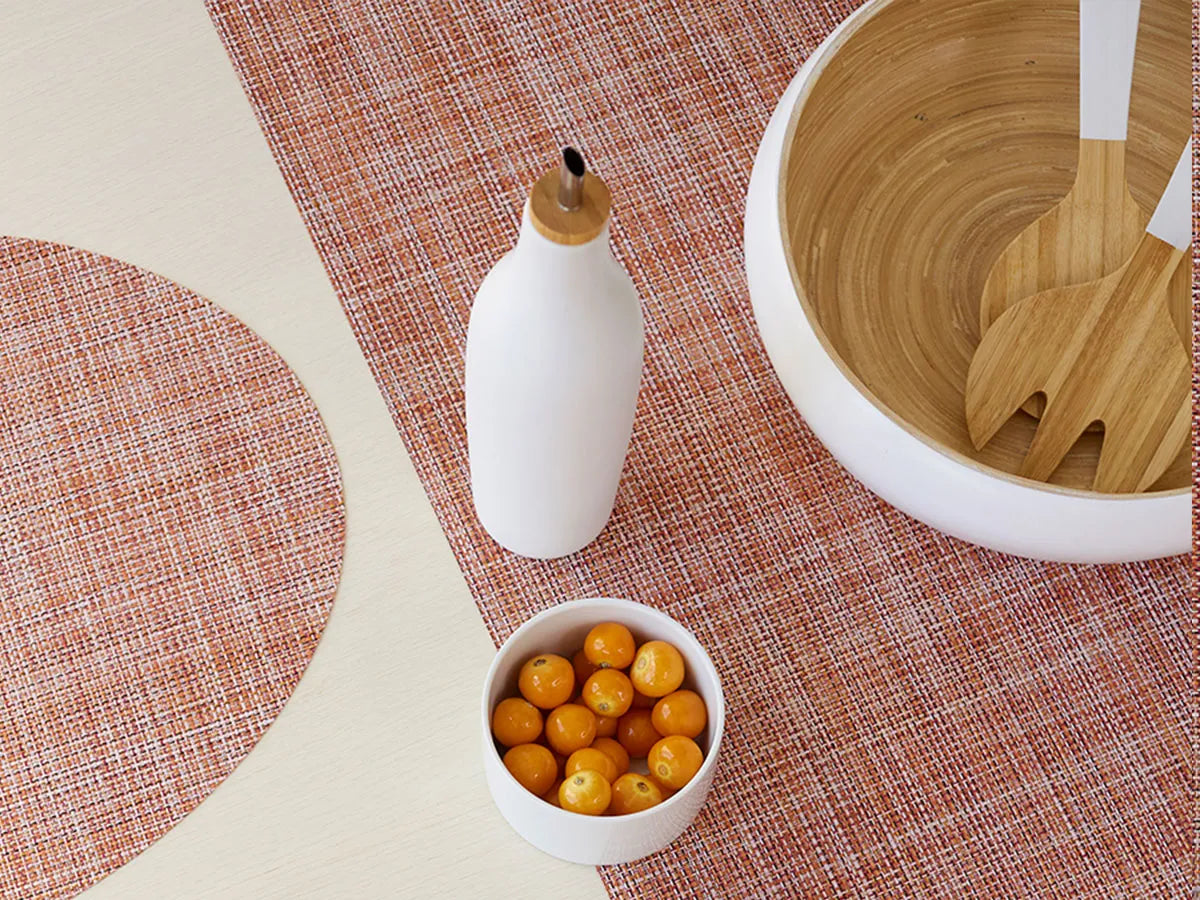 MINI BASKETWEAVE ROUND PLACEMAT
