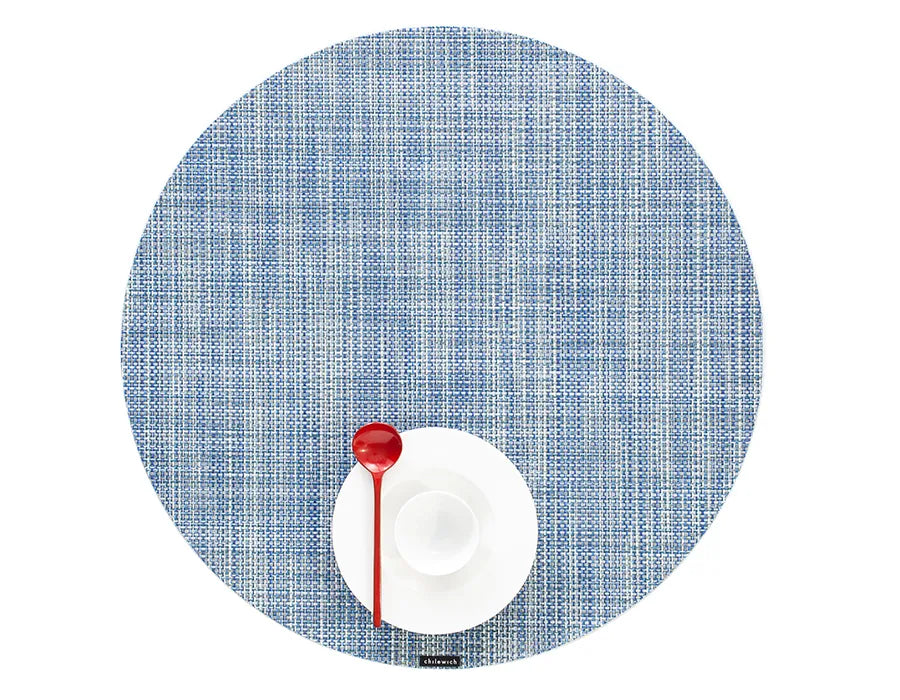 MINI BASKETWEAVE ROUND PLACEMAT