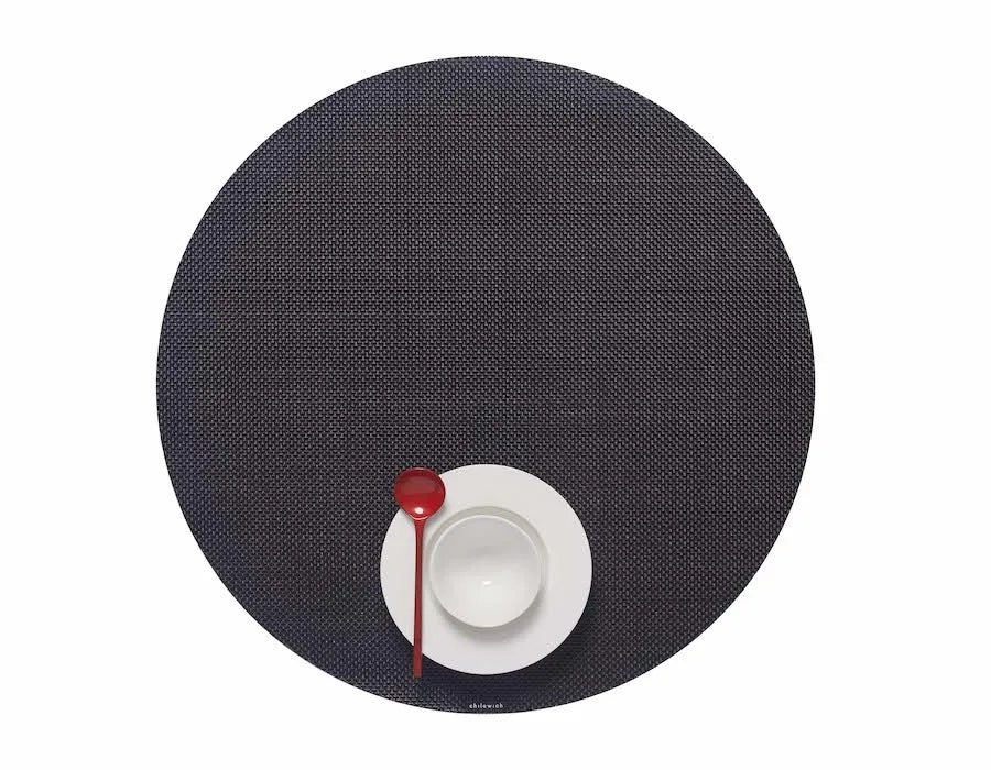 MINI BASKETWEAVE ROUND PLACEMAT