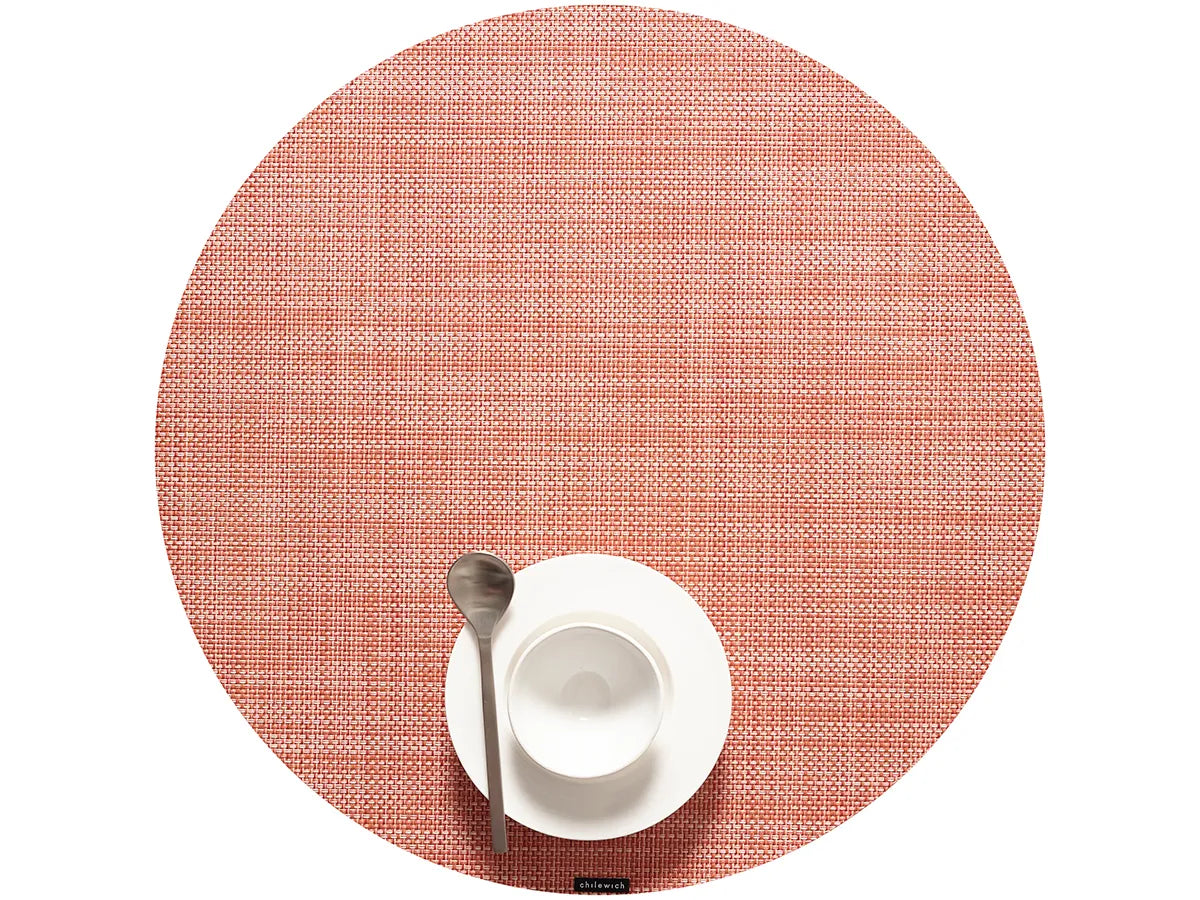 MINI BASKETWEAVE ROUND PLACEMAT