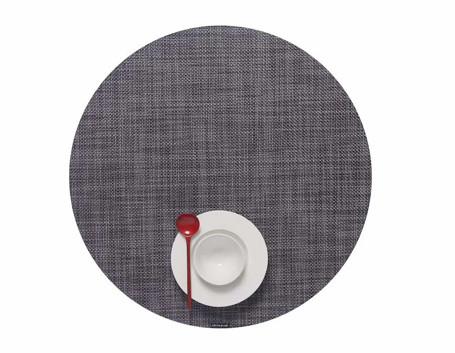 MINI BASKETWEAVE ROUND PLACEMAT