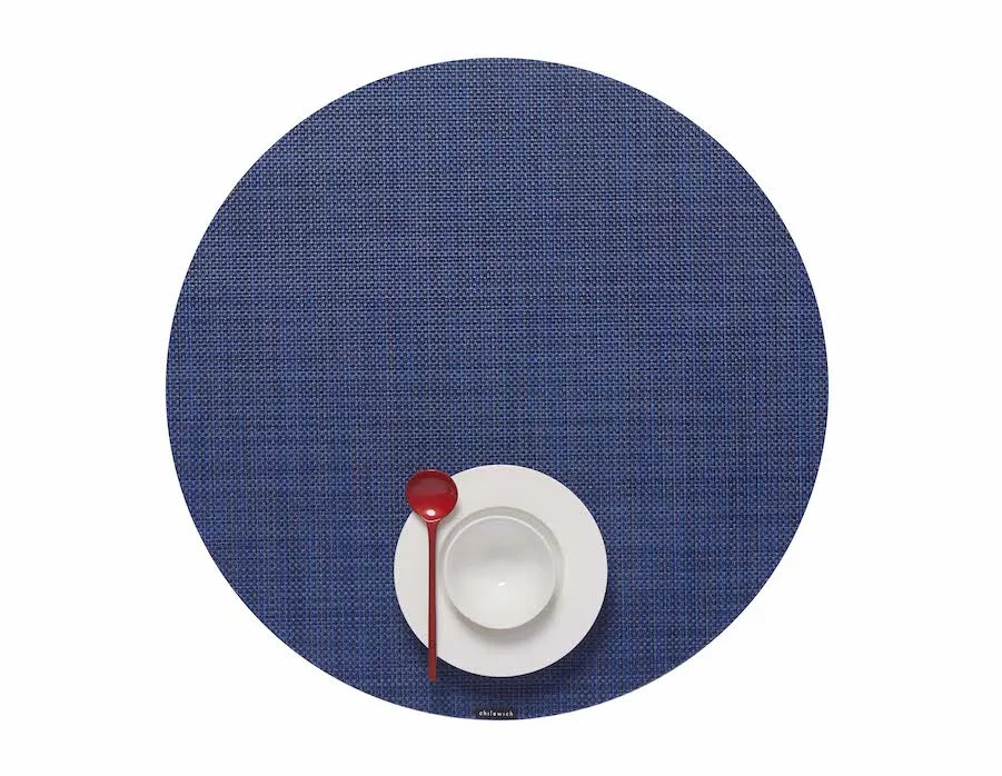 MINI BASKETWEAVE ROUND PLACEMAT