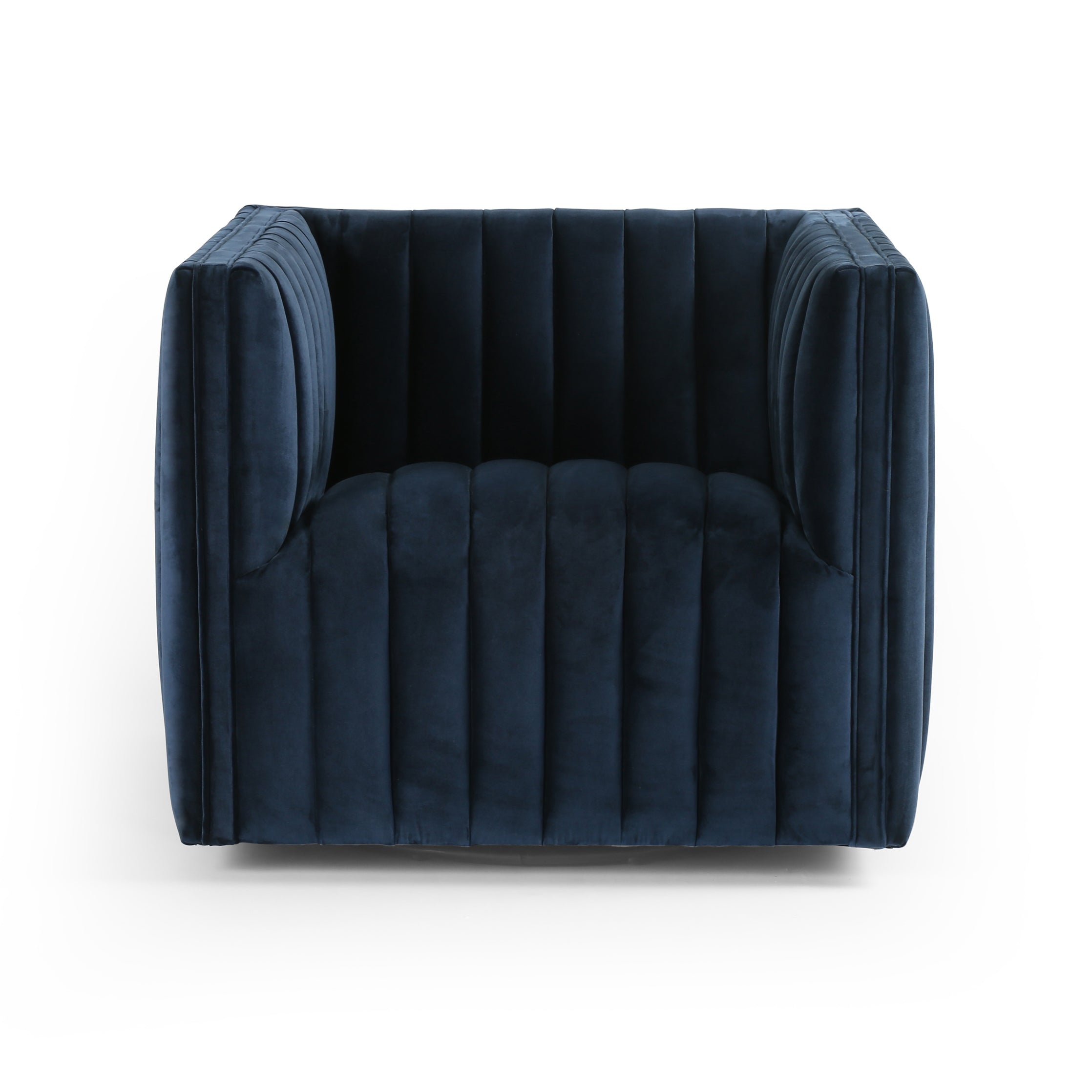 AUGUST SWIVEL CHAIR IN NAVY BLUE