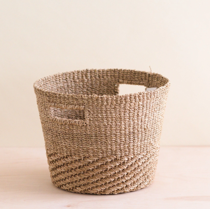 TAN TAPERED BASKET