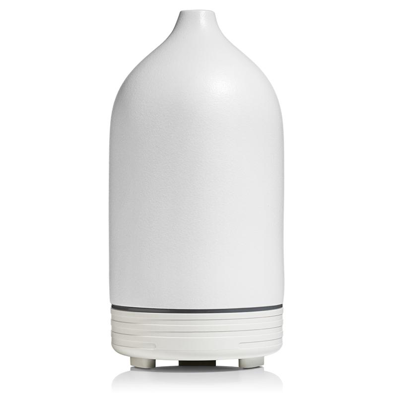 ULTRASONIC ESSENTIAL OIL DIFFUSER - WHITE CERAMIC