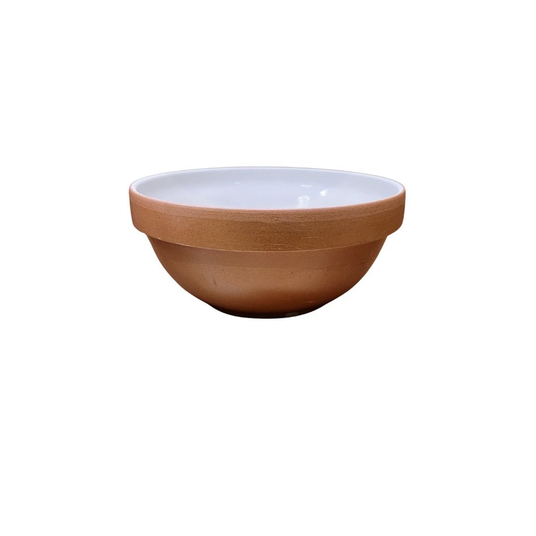 CERAMIC BOWL, BROWN