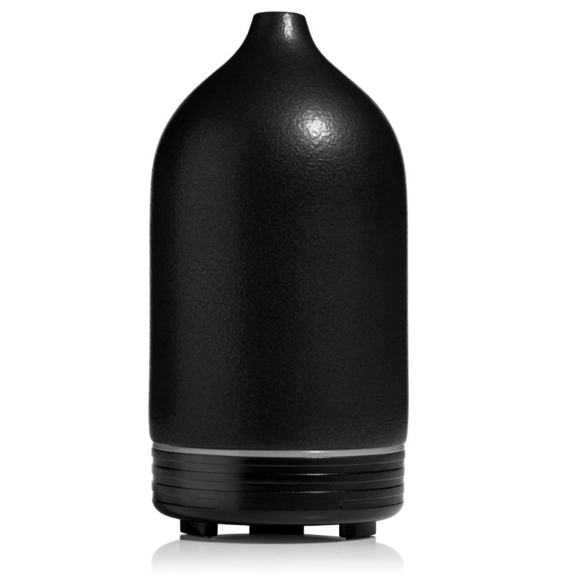 ULTRASONIC ESSENTIAL OIL DIFFUSER - BLACK CERAMIC