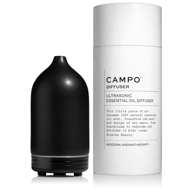 ULTRASONIC ESSENTIAL OIL DIFFUSER - BLACK CERAMIC