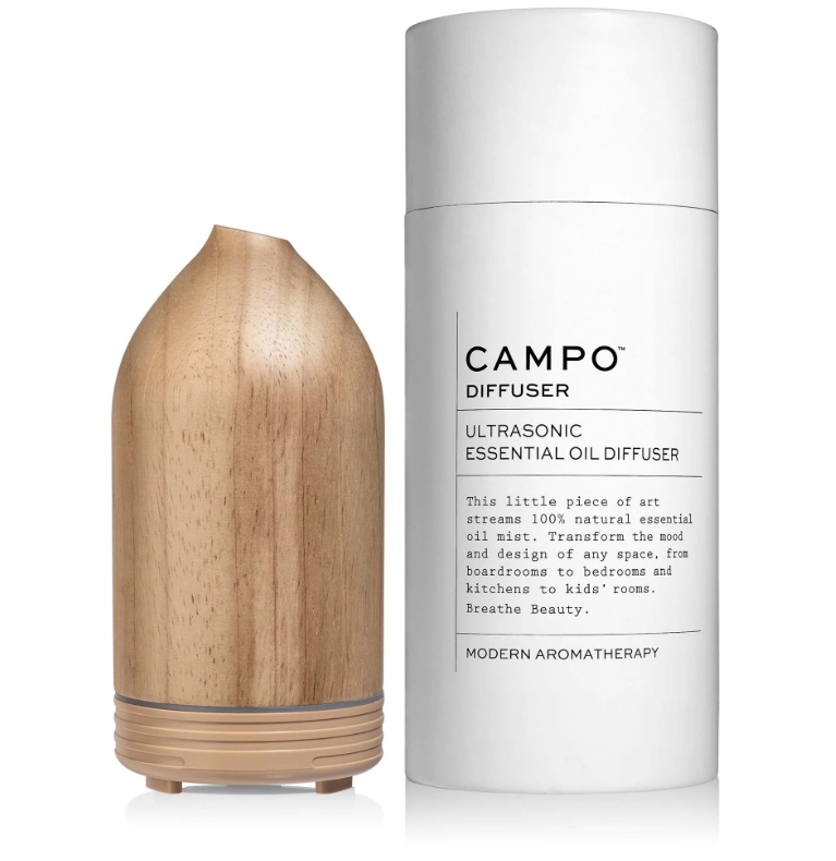 ULTRASONIC ESSENTIAL OIL DIFFUSER - NATURAL LIGHT WOOD