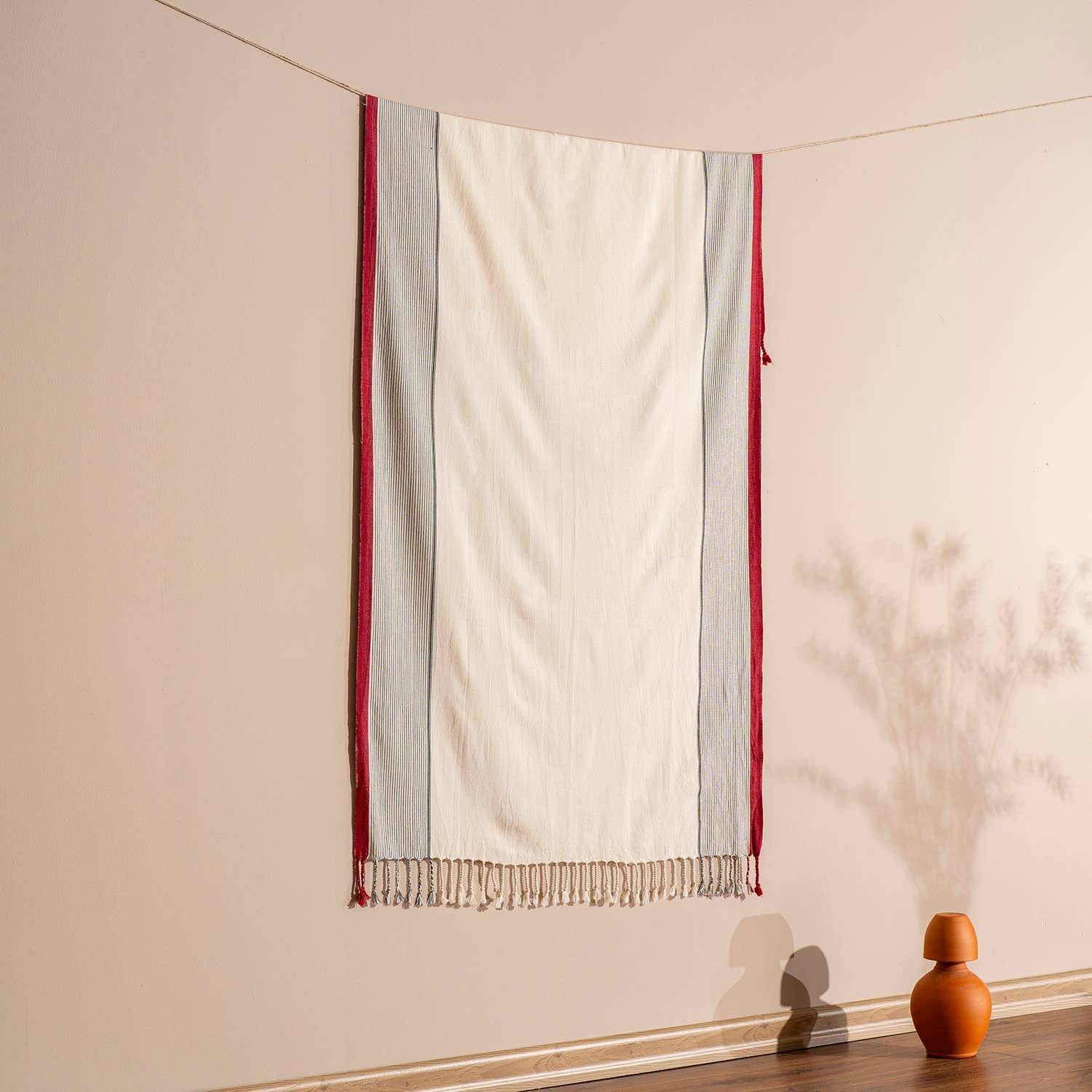 Turkish Bath & Beach Towel -  Peshtemal Hammam Red