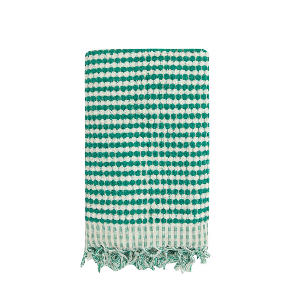 Pompom Bubble Handloom Bath Turkish Towels Farmhouse Decor