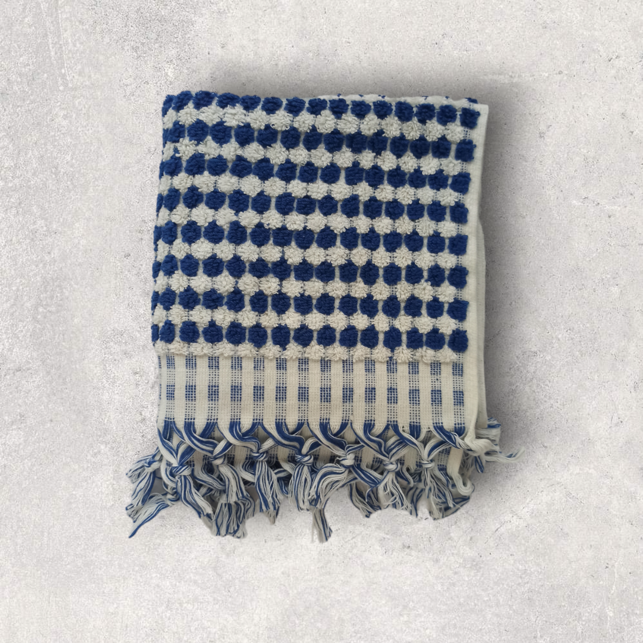 Pompom Bubble Turkish Hand Towel