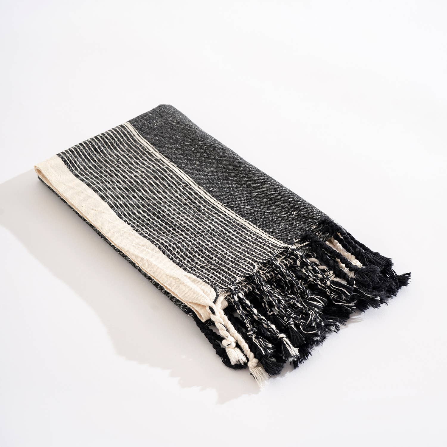 Turkish Bath & Beach Towel - Charcoal