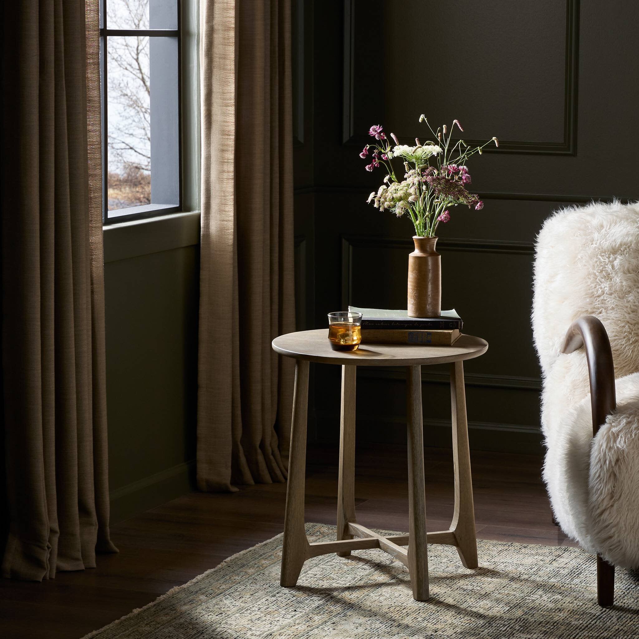 Larkspur Round Side Table