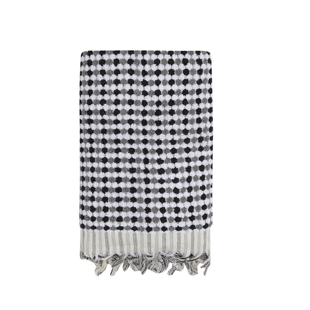 Pompom Bubble Handloom Bath Turkish Towels Farmhouse Decor