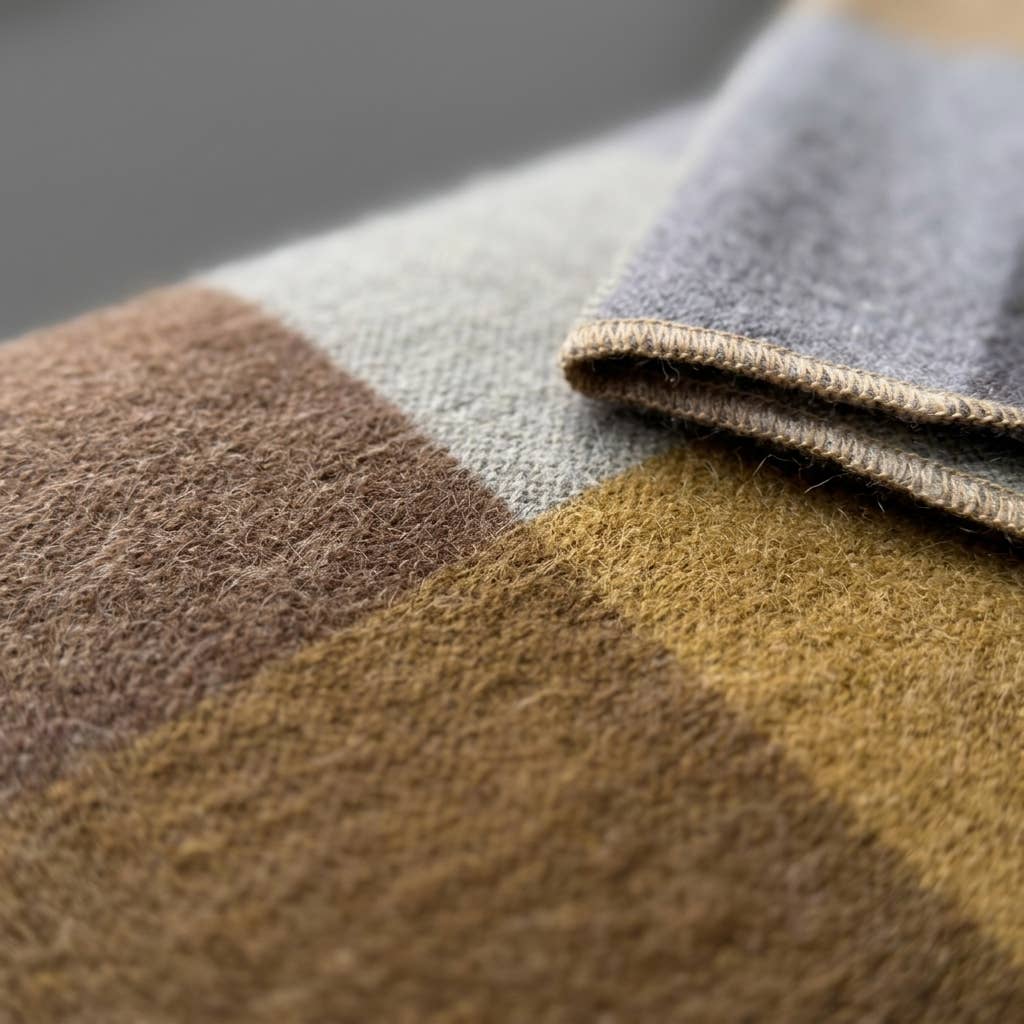 Alpaca Throw Blanket - Timberline