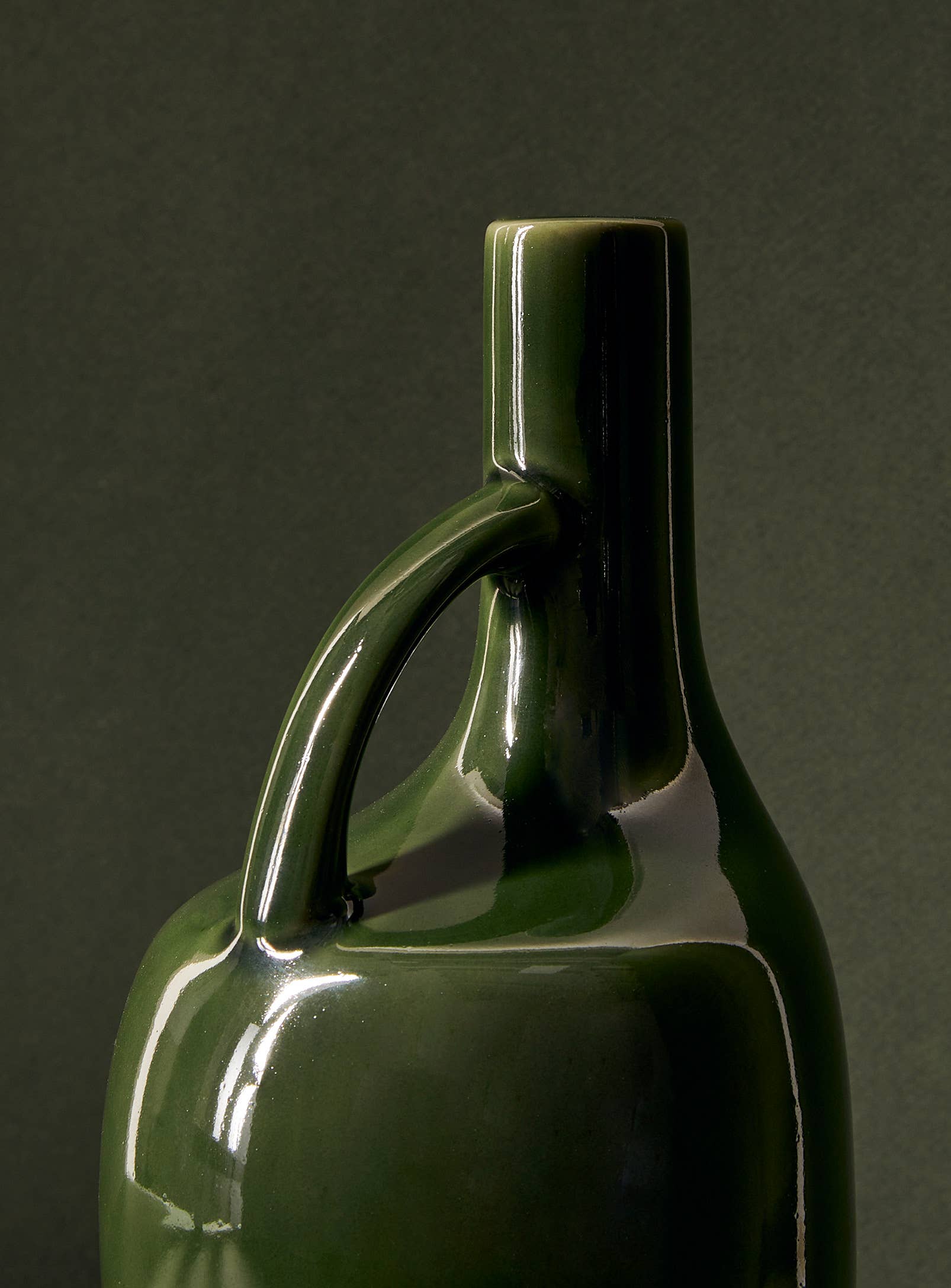 Handmade Stoneware Olive Oil Dispenser | Canard 34 oz