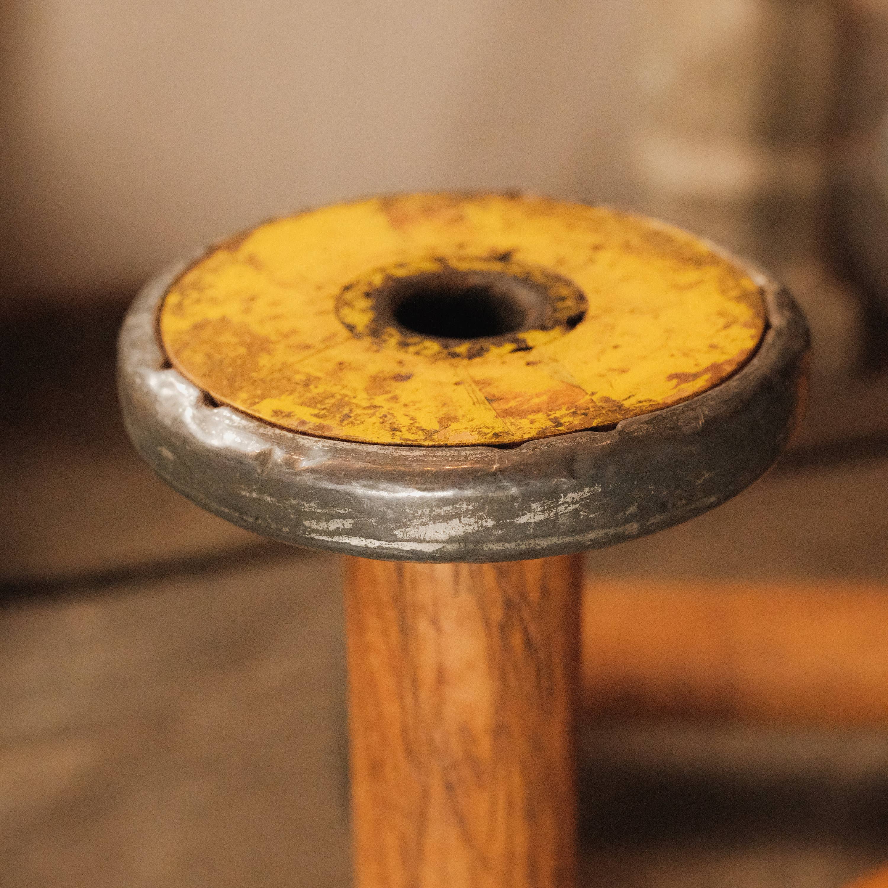 Pair (2) of Industrial Textile Spools