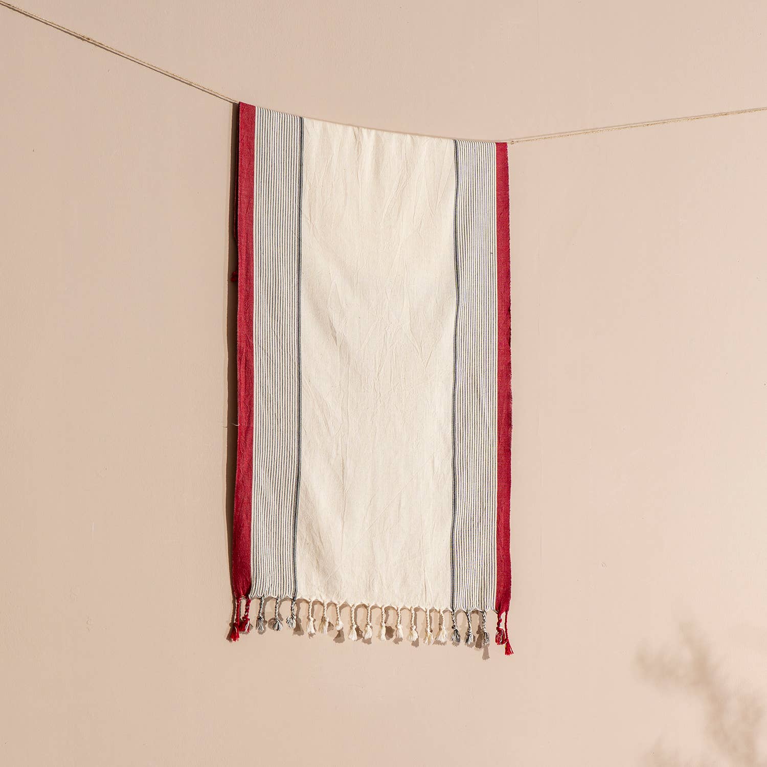 Turkish Bath & Beach Towel -  Peshtemal Hammam Red