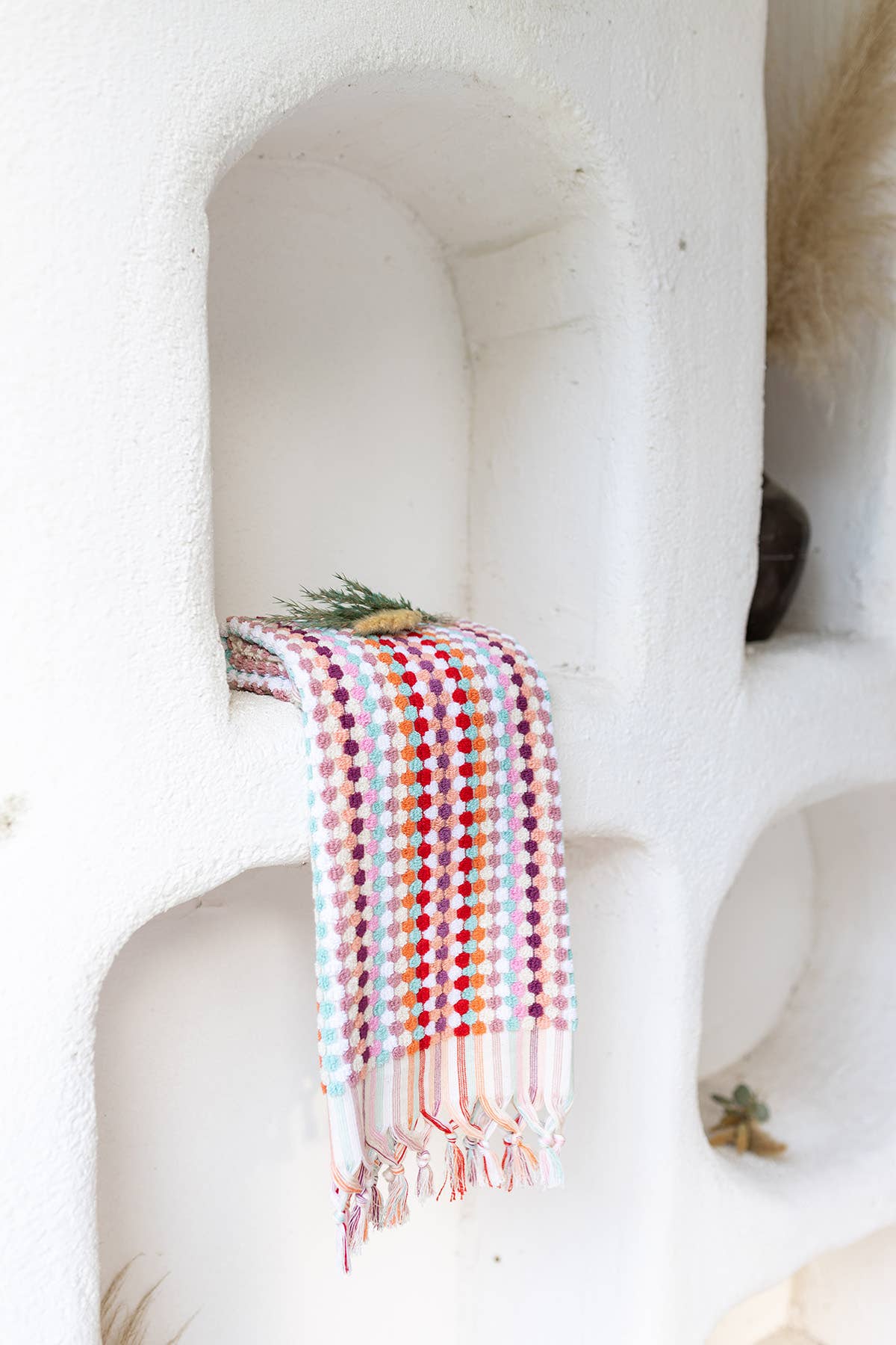 Pompom Bubble Handloomed Turkish Hand Towels farmhouse decor