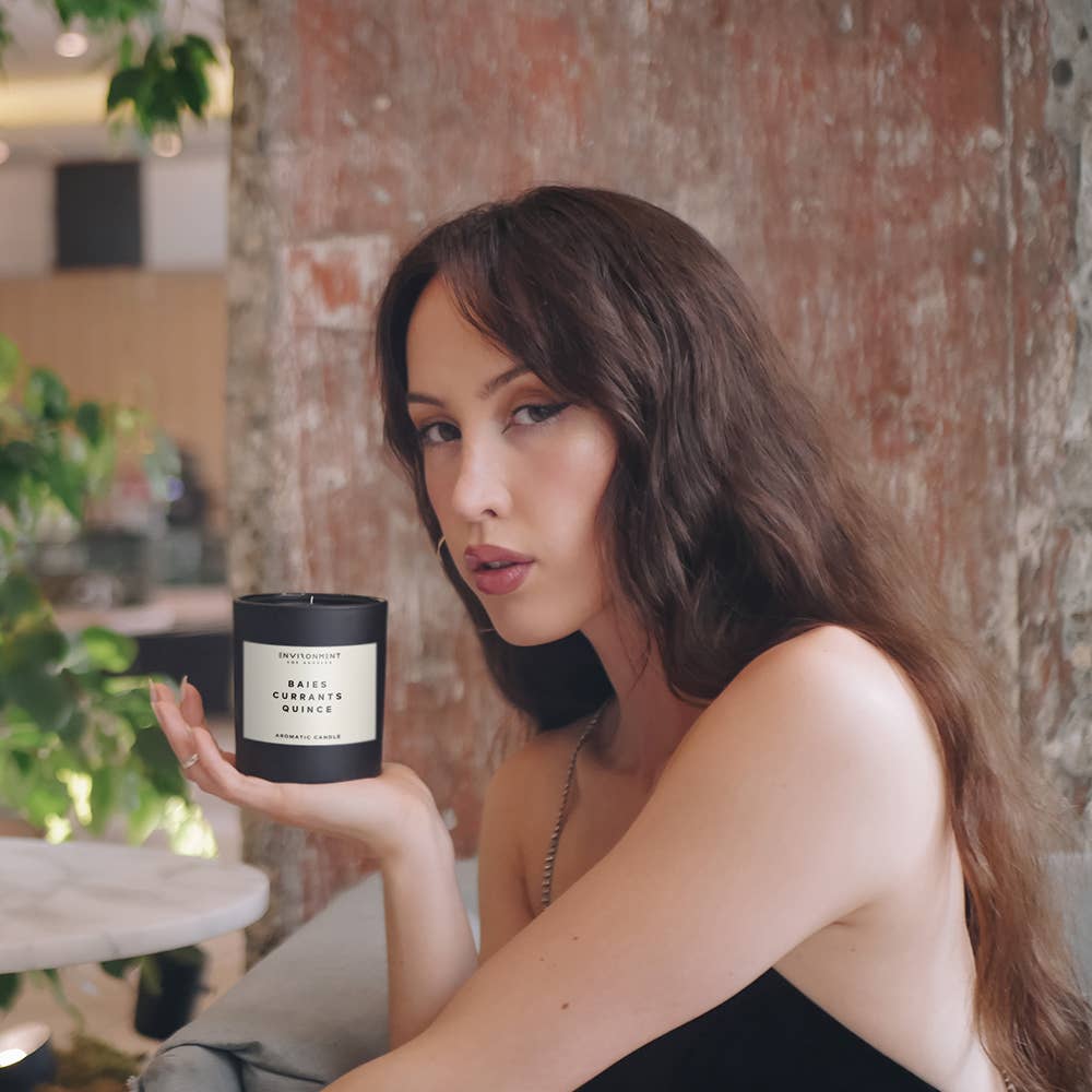 8oz Inspired by Diptyque® Candle with Lid and Box Baies | Cu