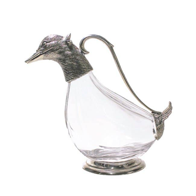 Duck Crystal Wine Decanter - Vintage Style