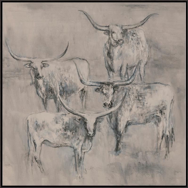 'Longhorn Study' Artwork