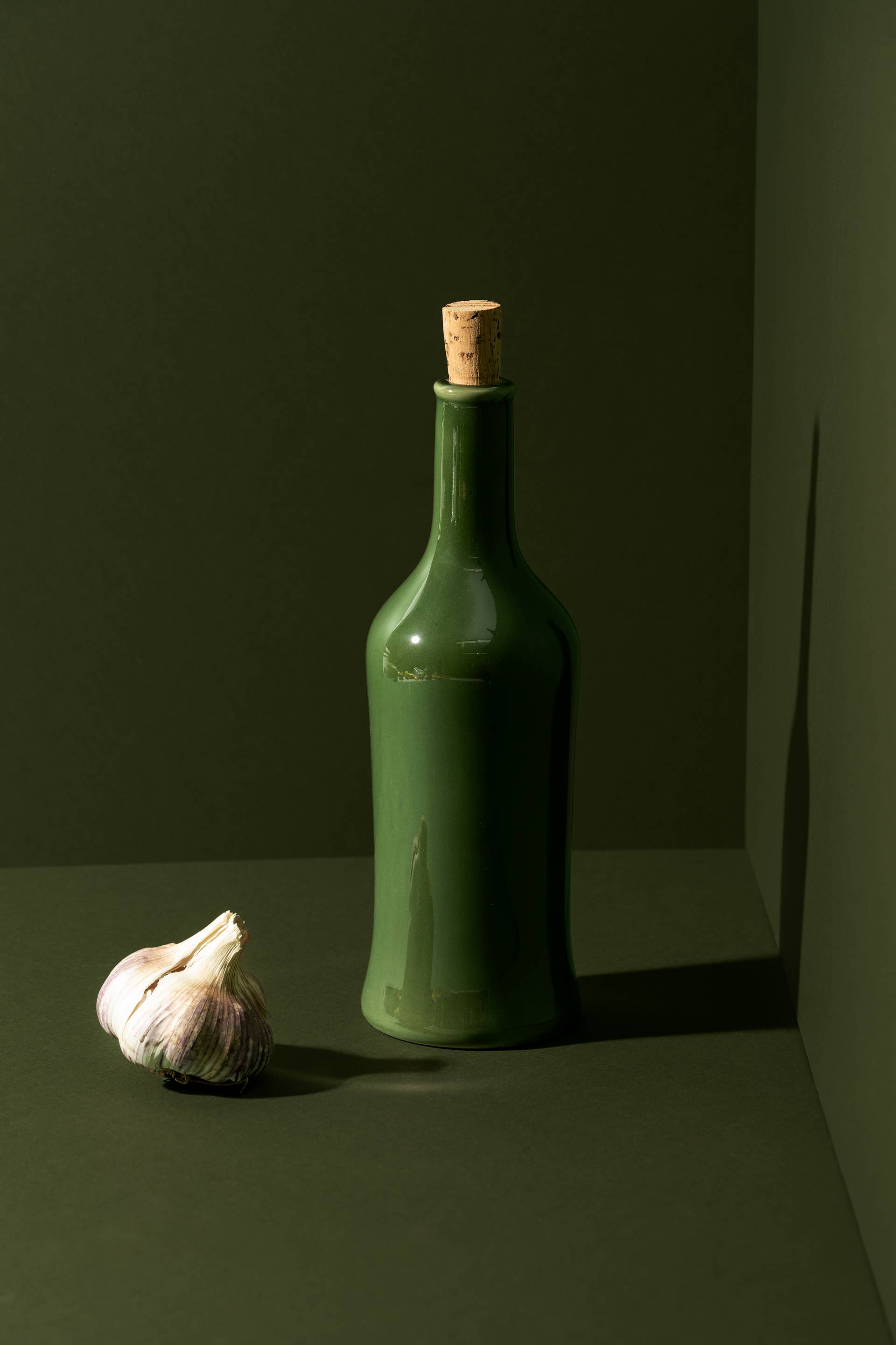 Handmade Stoneware Olive Oil Dispenser | Brutto 21 oz