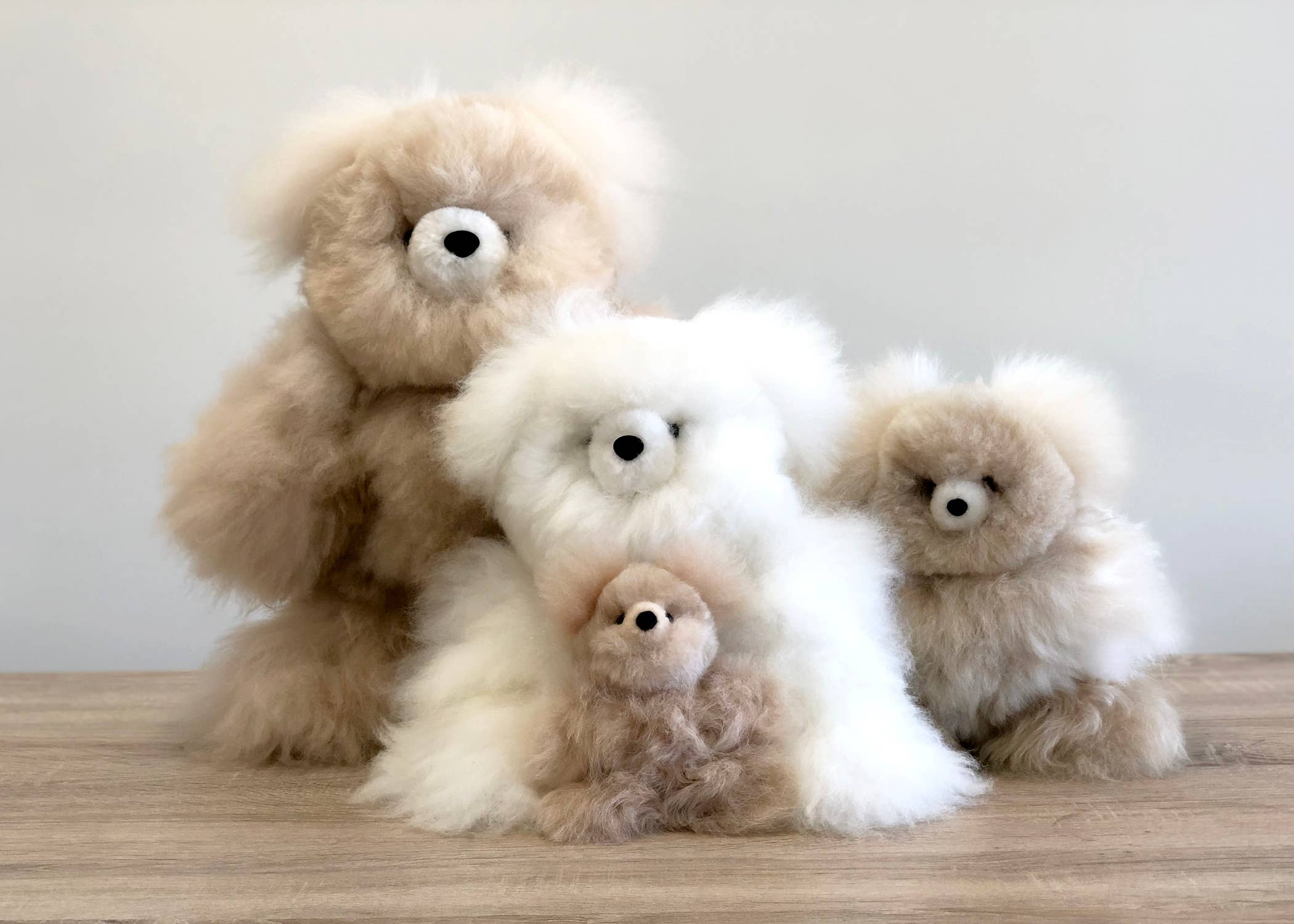 21" Large Alpaca Stuffed Animal - Bear