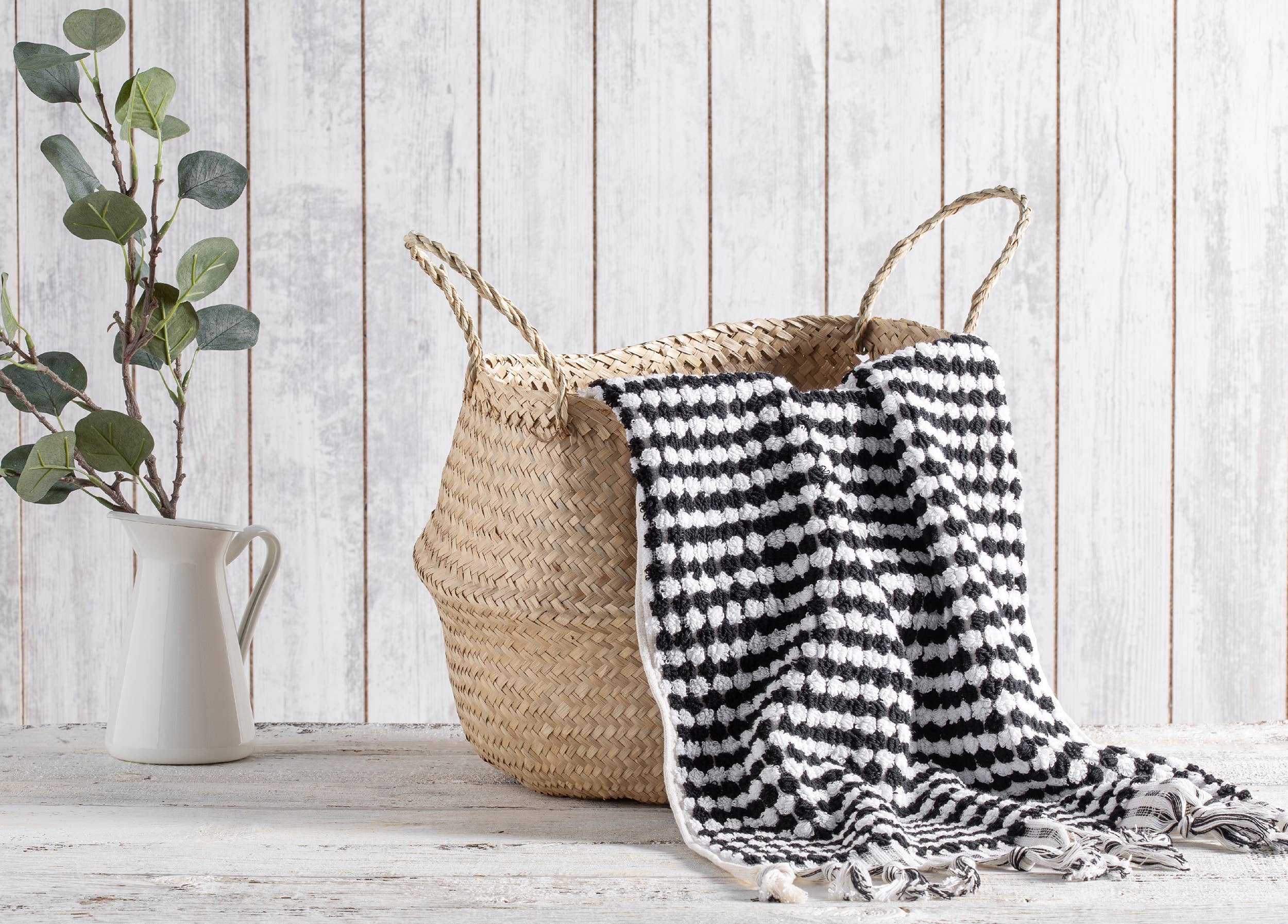 Pompom Bubble Turkish Hand Towel