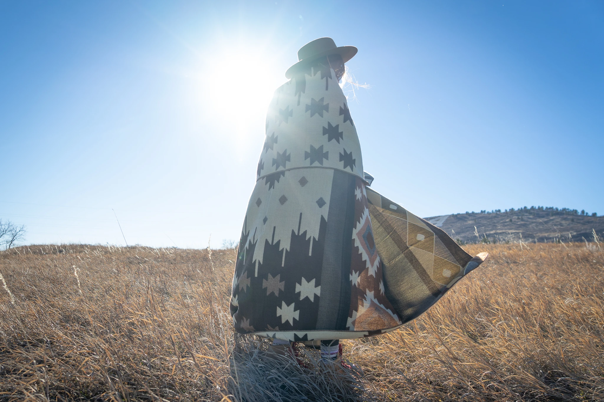 Southwest Alpaca Queen/Throw Blanket – Mojave Reversible