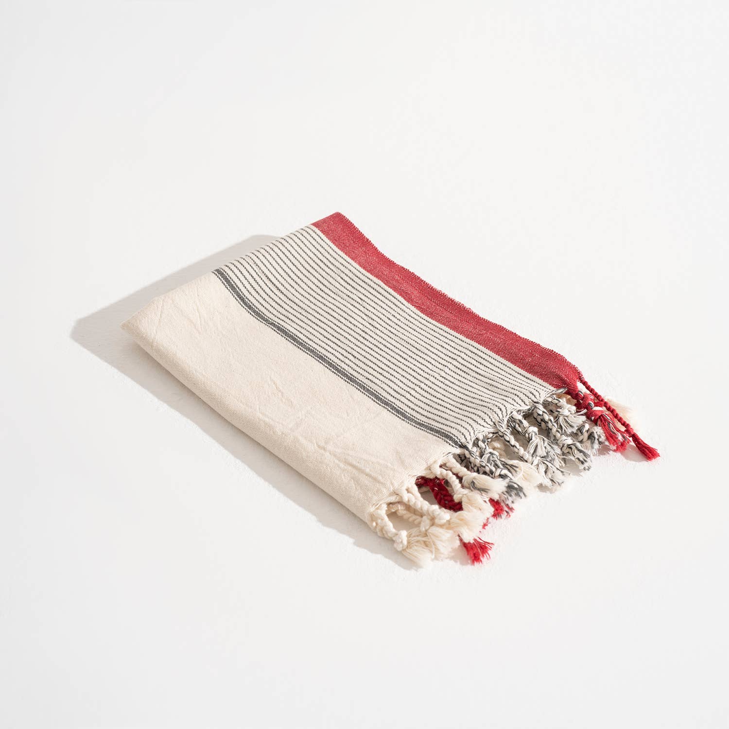 Turkish Bath & Beach Towel -  Peshtemal Hammam Red