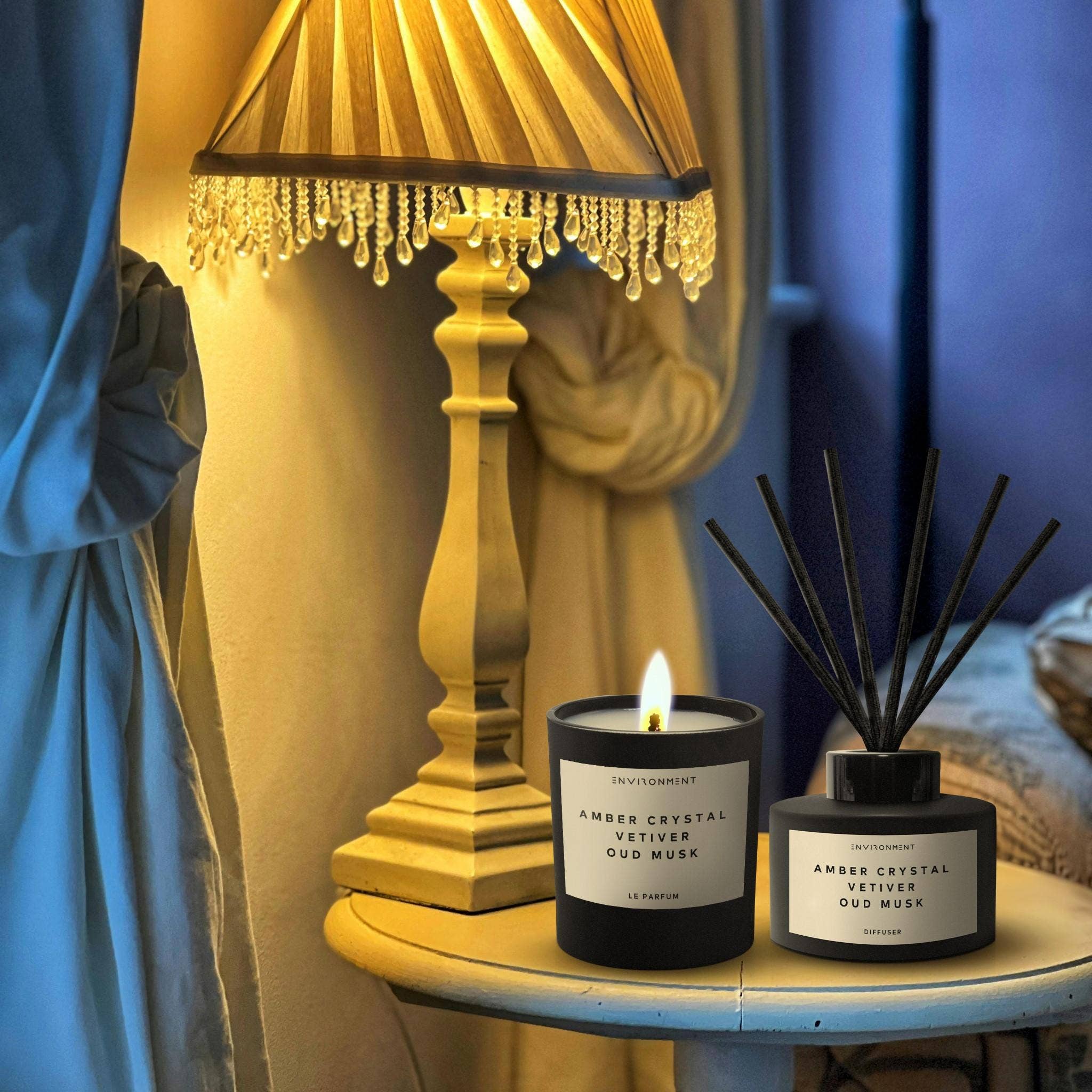 8oz Inspired by Baccarat Rouge 540® Candle with Lid and Box