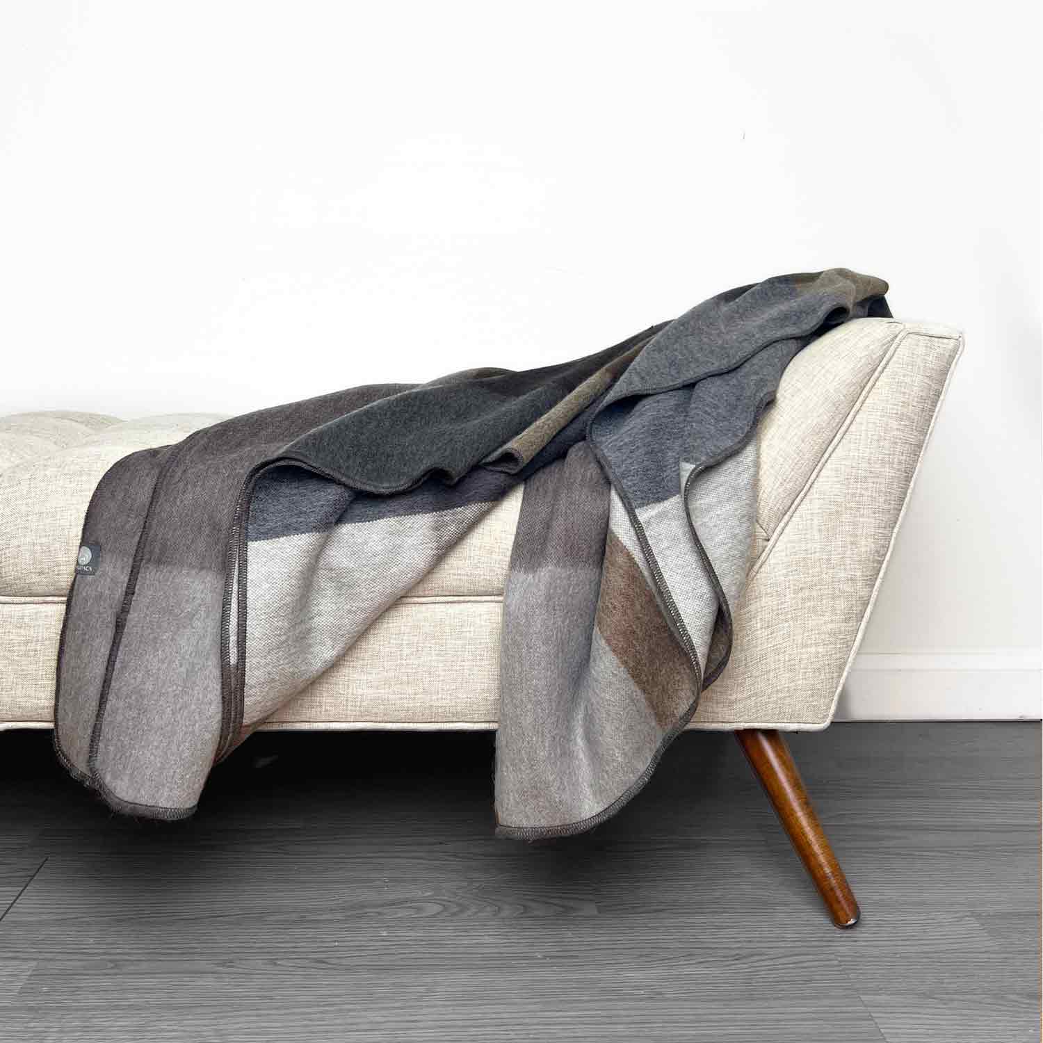 Alpaca Throw Blanket - Woodland