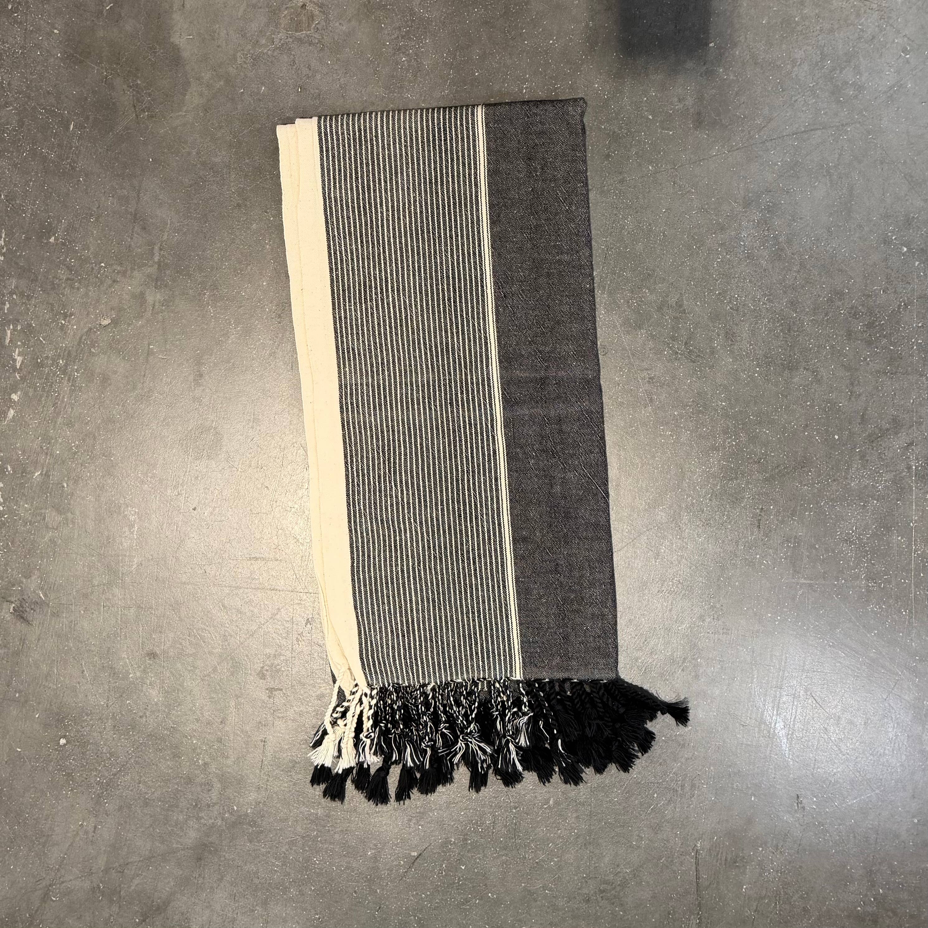 Turkish Bath & Beach Towel - Charcoal