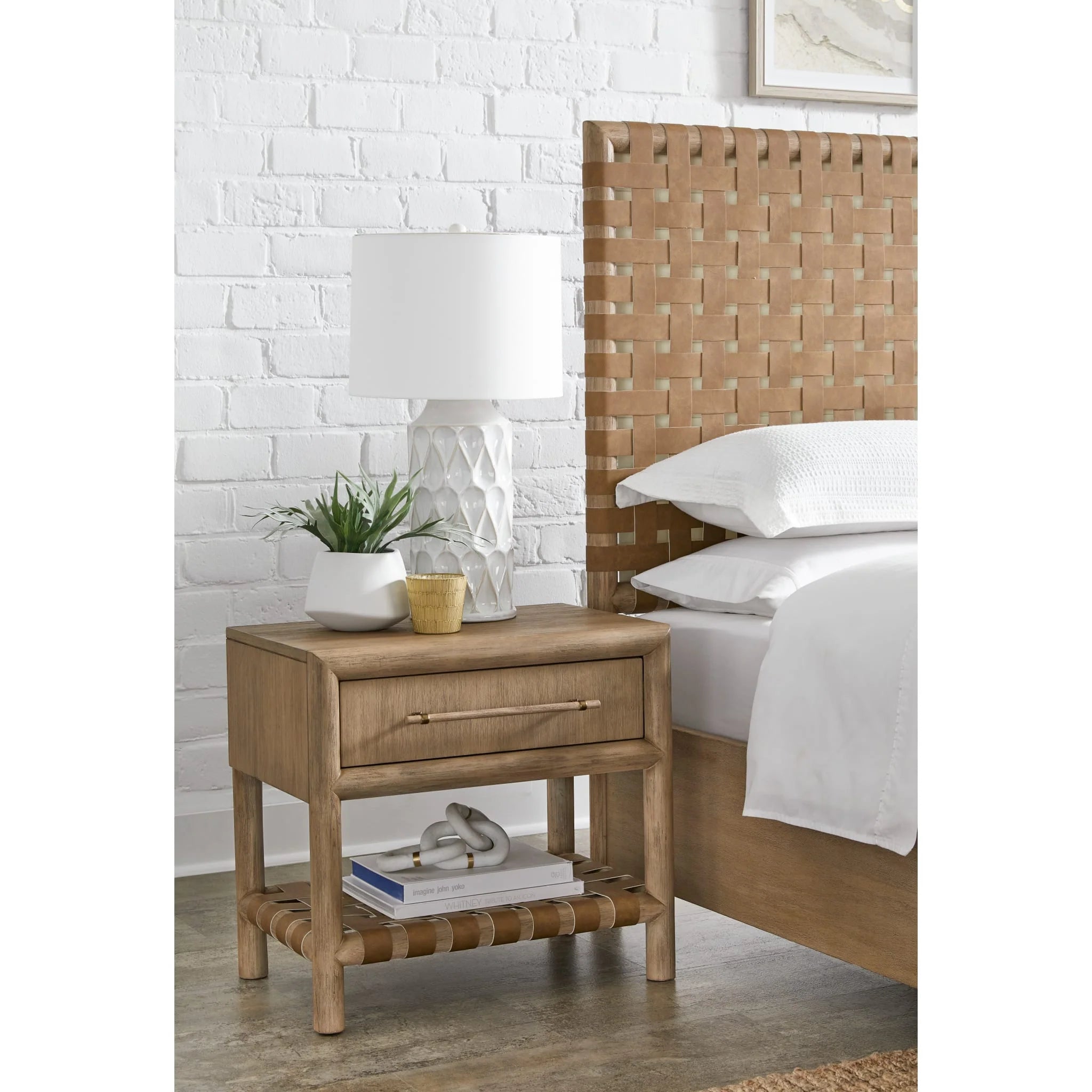 Darren Woven Nightstand