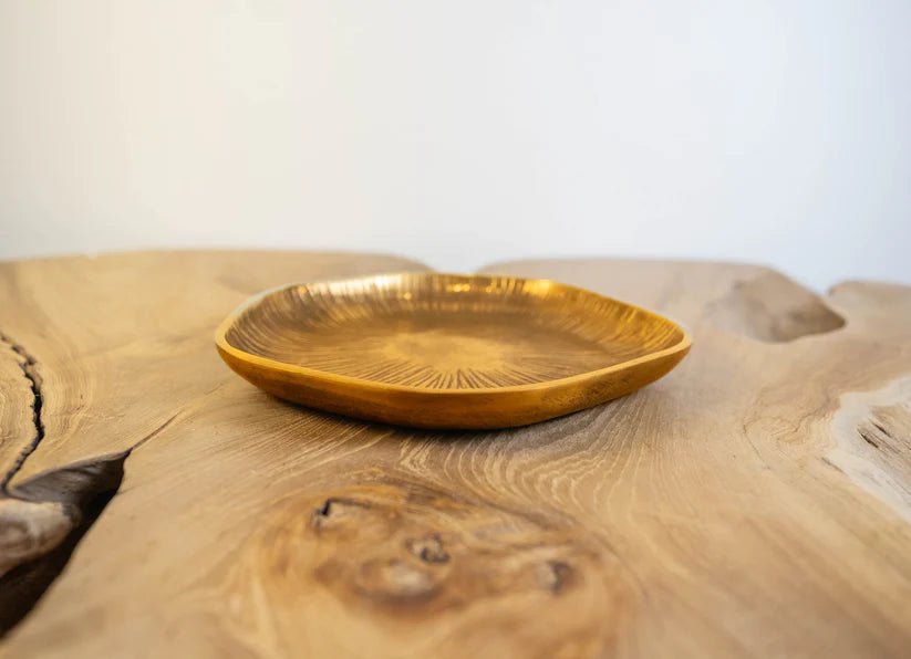 Bowl & Frame: Gold Decorative Small Plate 9.5"