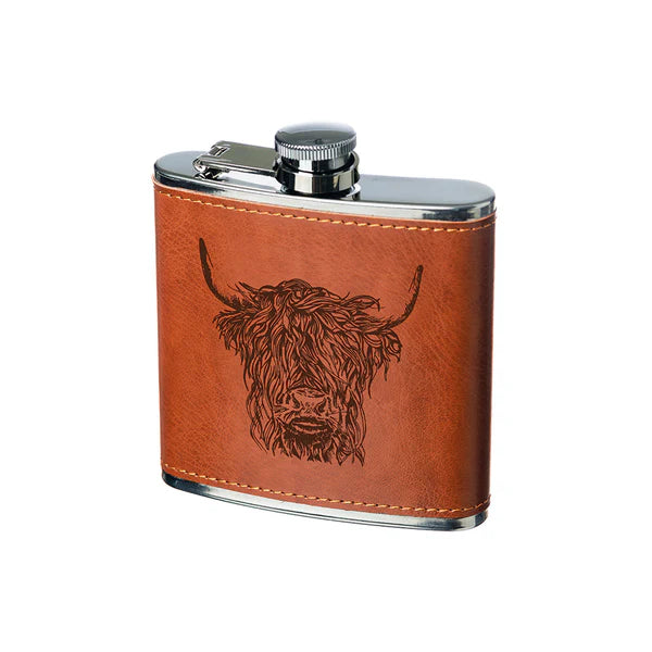 Highland Cow Flask