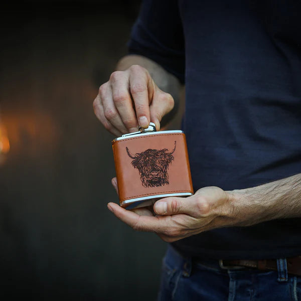 Highland Cow Flask