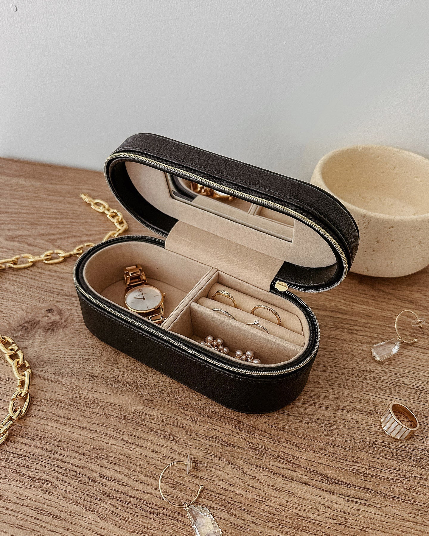 Charlee Jewelry Box - Black