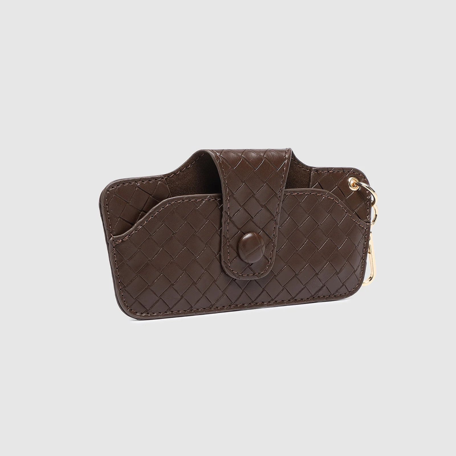 Skittle Sunglass Case - Woven Chocolate
