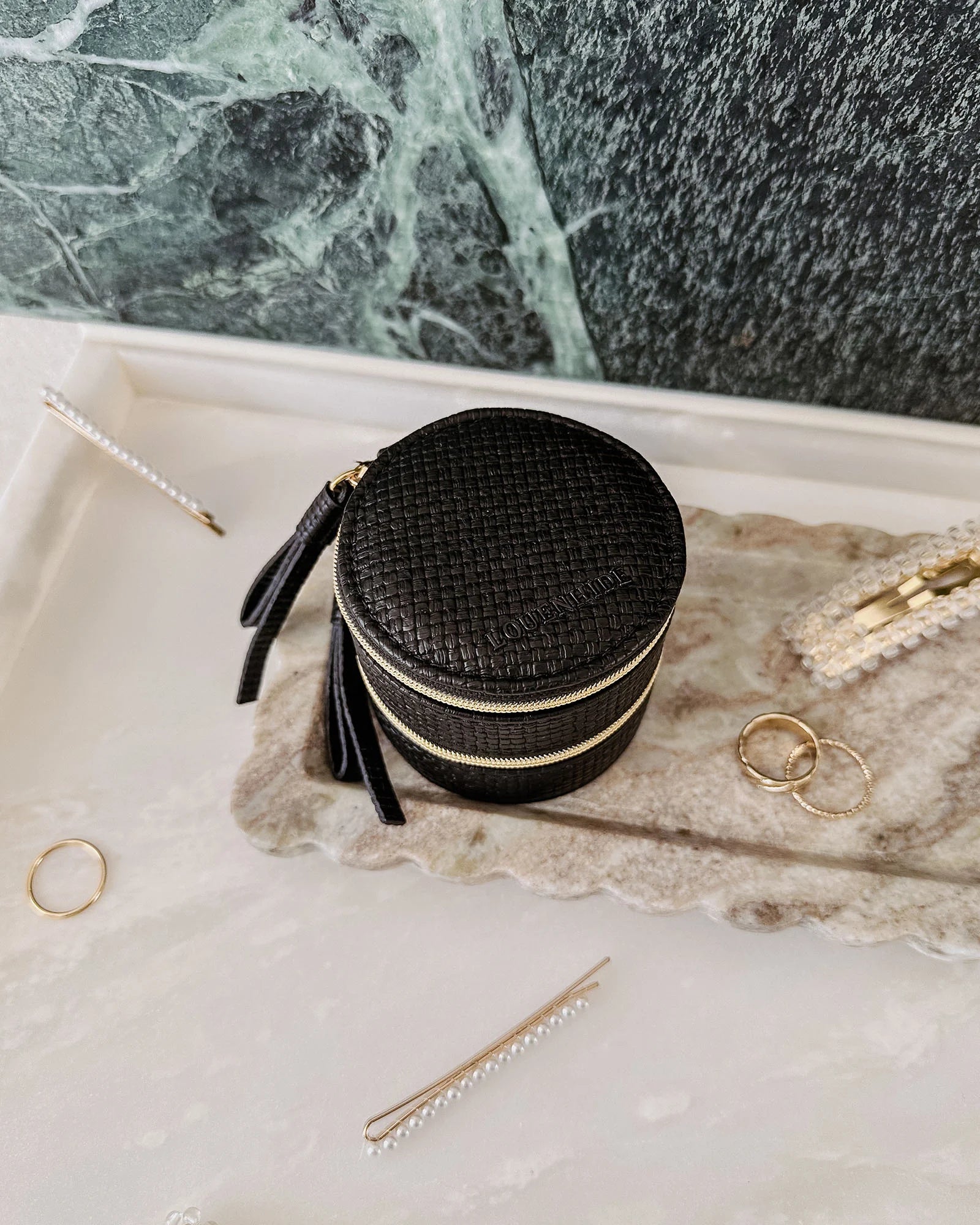 Sofia Jewelry Case - Black
